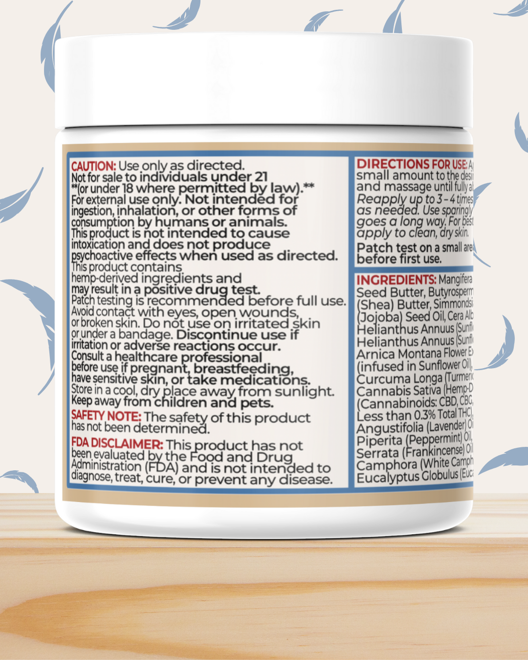 JIMS 4 Nature's Best for Comfort & Care.